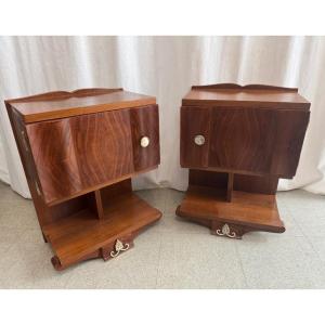 Paire de chevet d'époque art déco