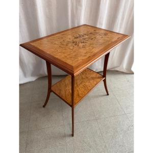 Art Nouveau-era Marquetry Table