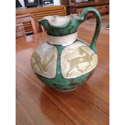 Pitcher Louis Lourioux Art Deco Period