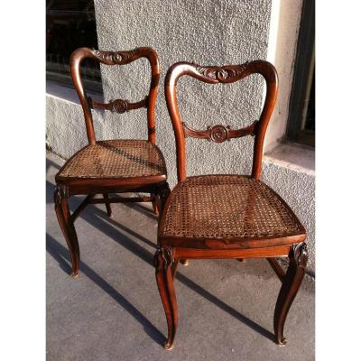 Pair Of Rosewood Chairs