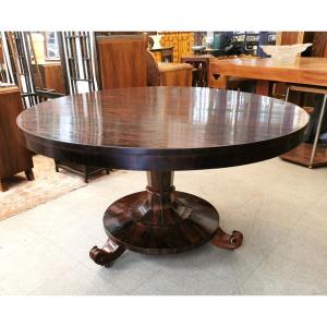 Folding Round Table, Art Deco Period