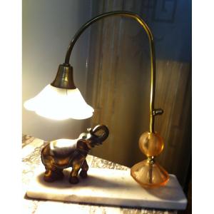 Art Deco Period Elephant Lamp