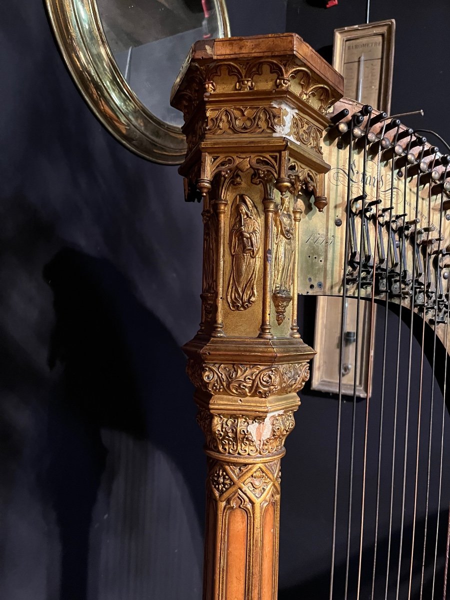Harp Charles X From Maison Erard-photo-3