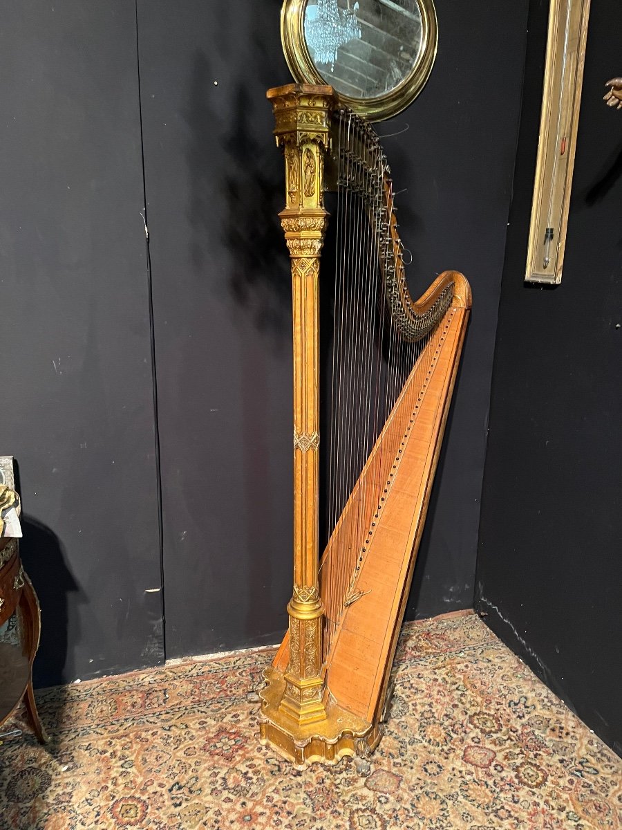 Harp Charles X From Maison Erard-photo-4