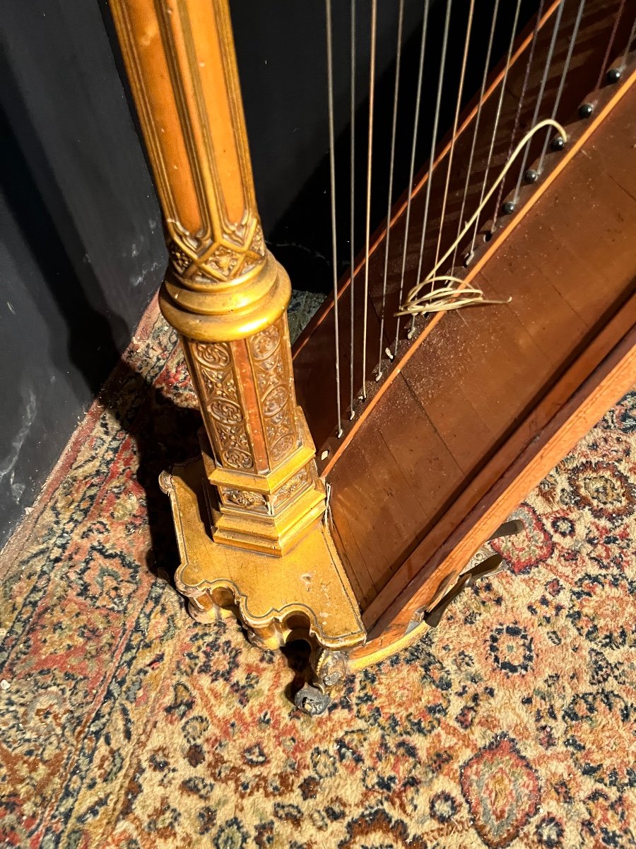 Harp Charles X From Maison Erard-photo-4