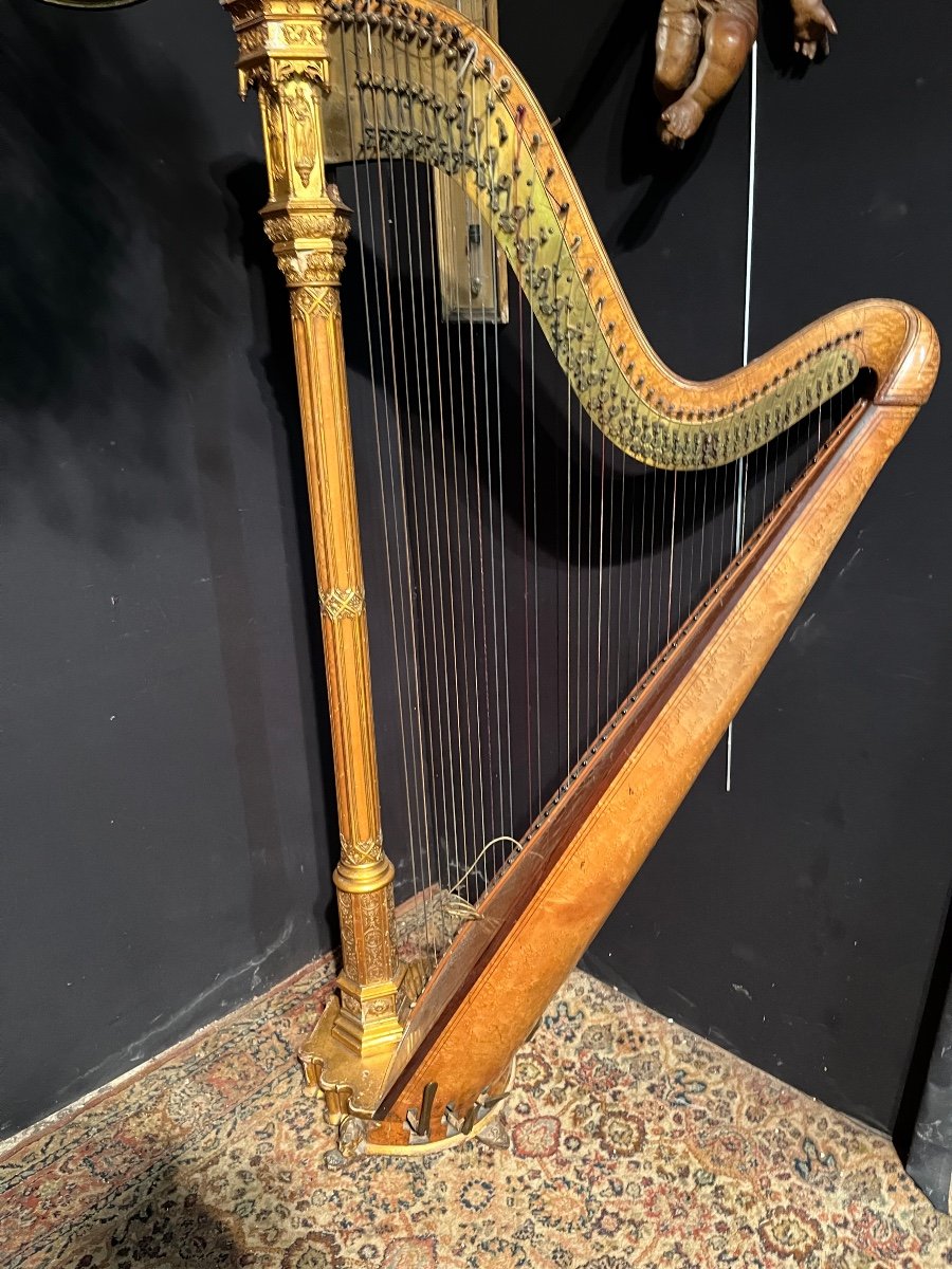 Harp Charles X From Maison Erard-photo-5