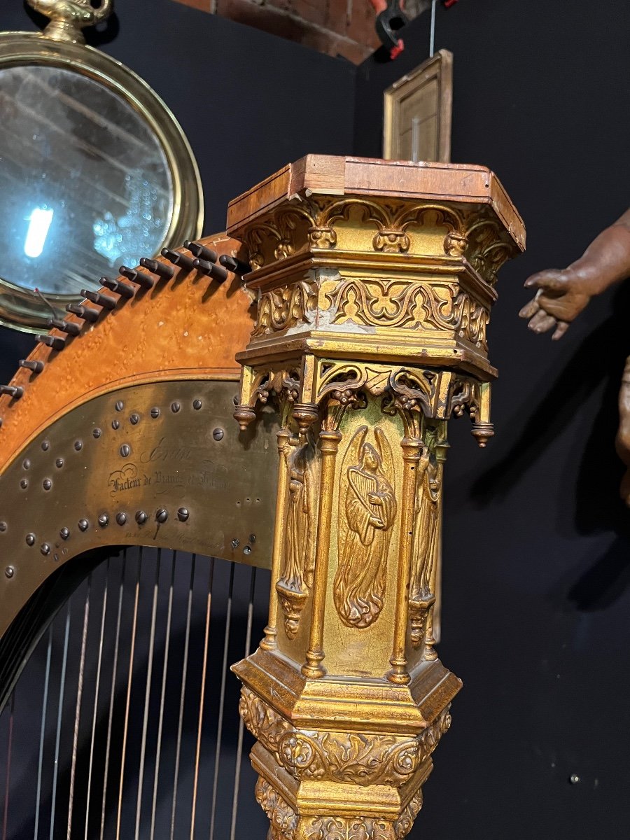 Harp Charles X From Maison Erard-photo-8