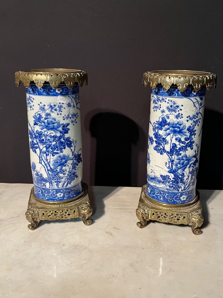 Pair Of China Vases