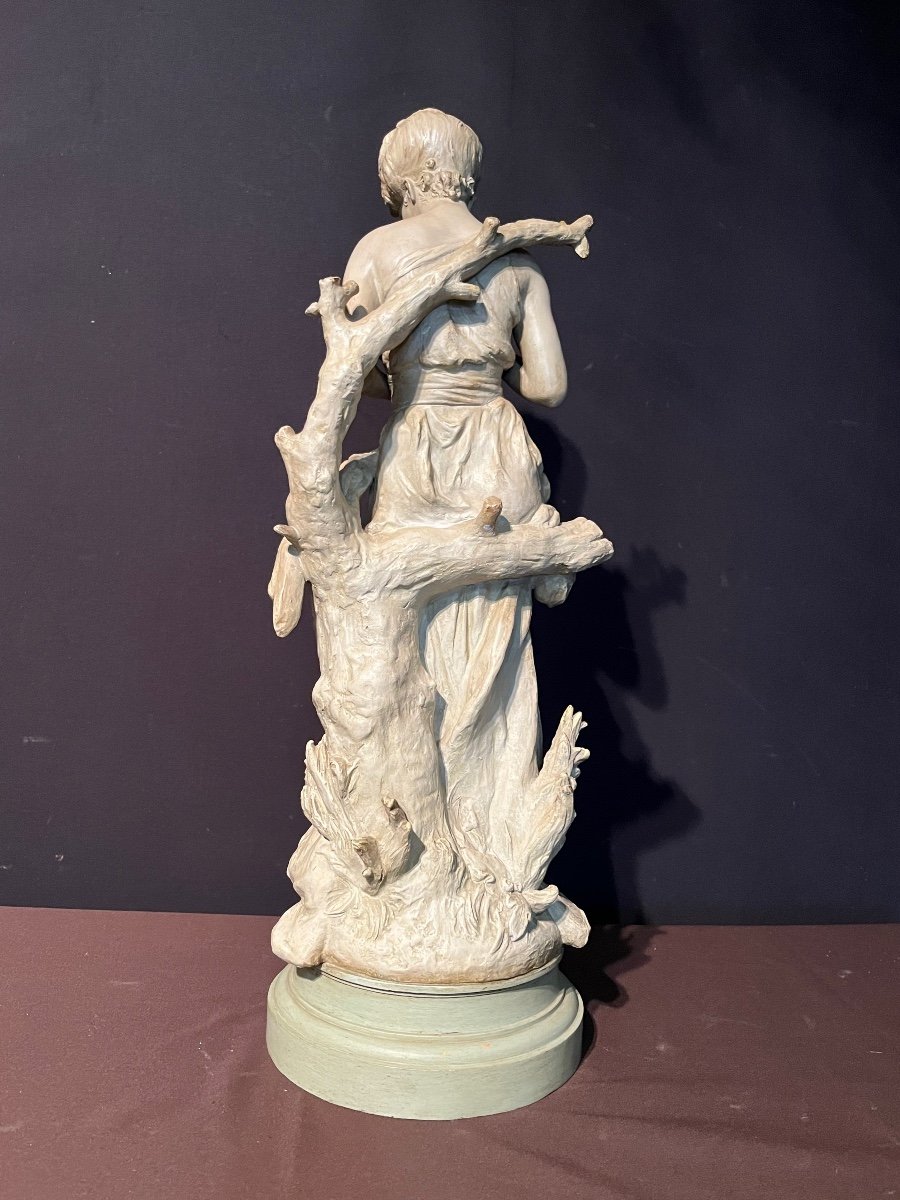 Jeune Femme En Terre Cuite De Moreau -photo-3