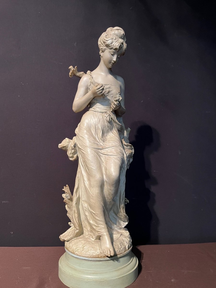 Jeune Femme En Terre Cuite De Moreau -photo-5