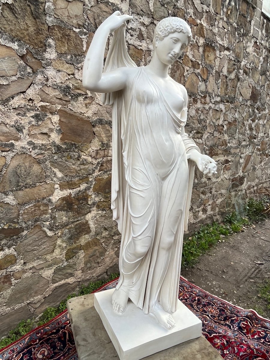 Aphrodite Naples Frejus Large Plaster Sculpture 176cm. Louvre School-photo-5