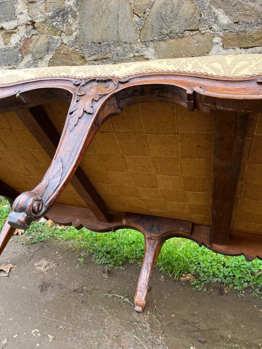 Important 18th Century Chaise Longue-photo-6