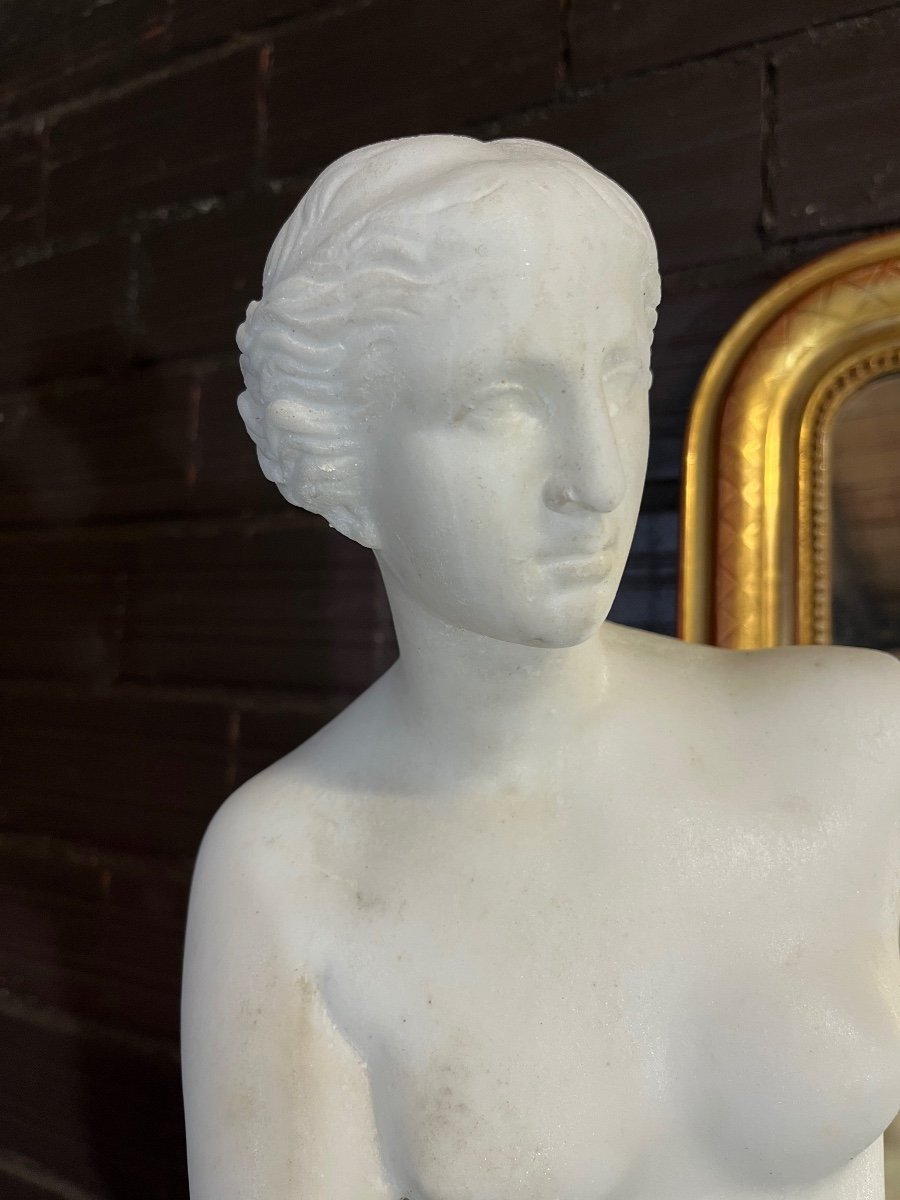 Venus De Milo Sculpture En Marbre 92cm-photo-3