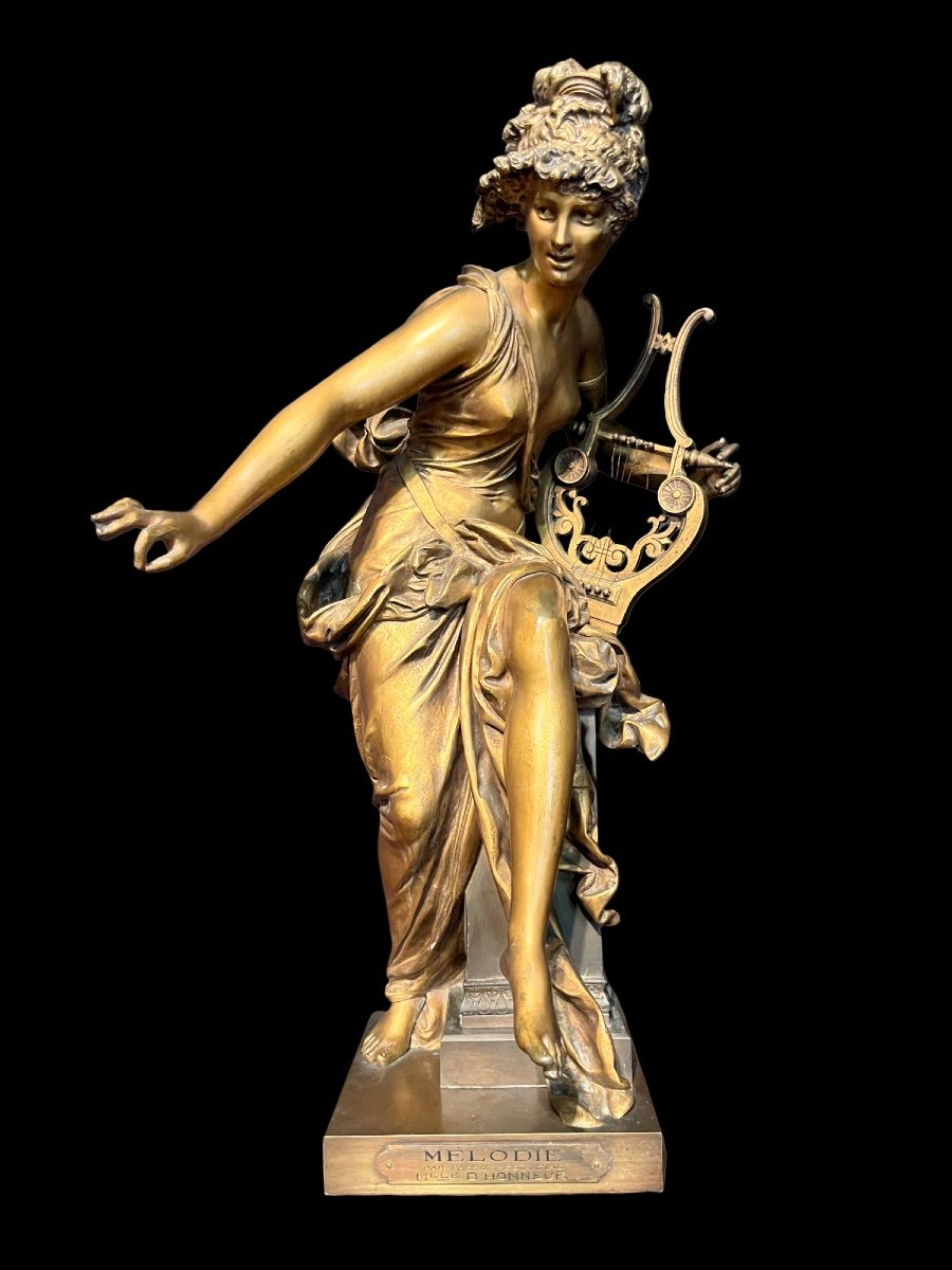 Bronze Mélodie De Carrier Belleuse (hauteur :60)