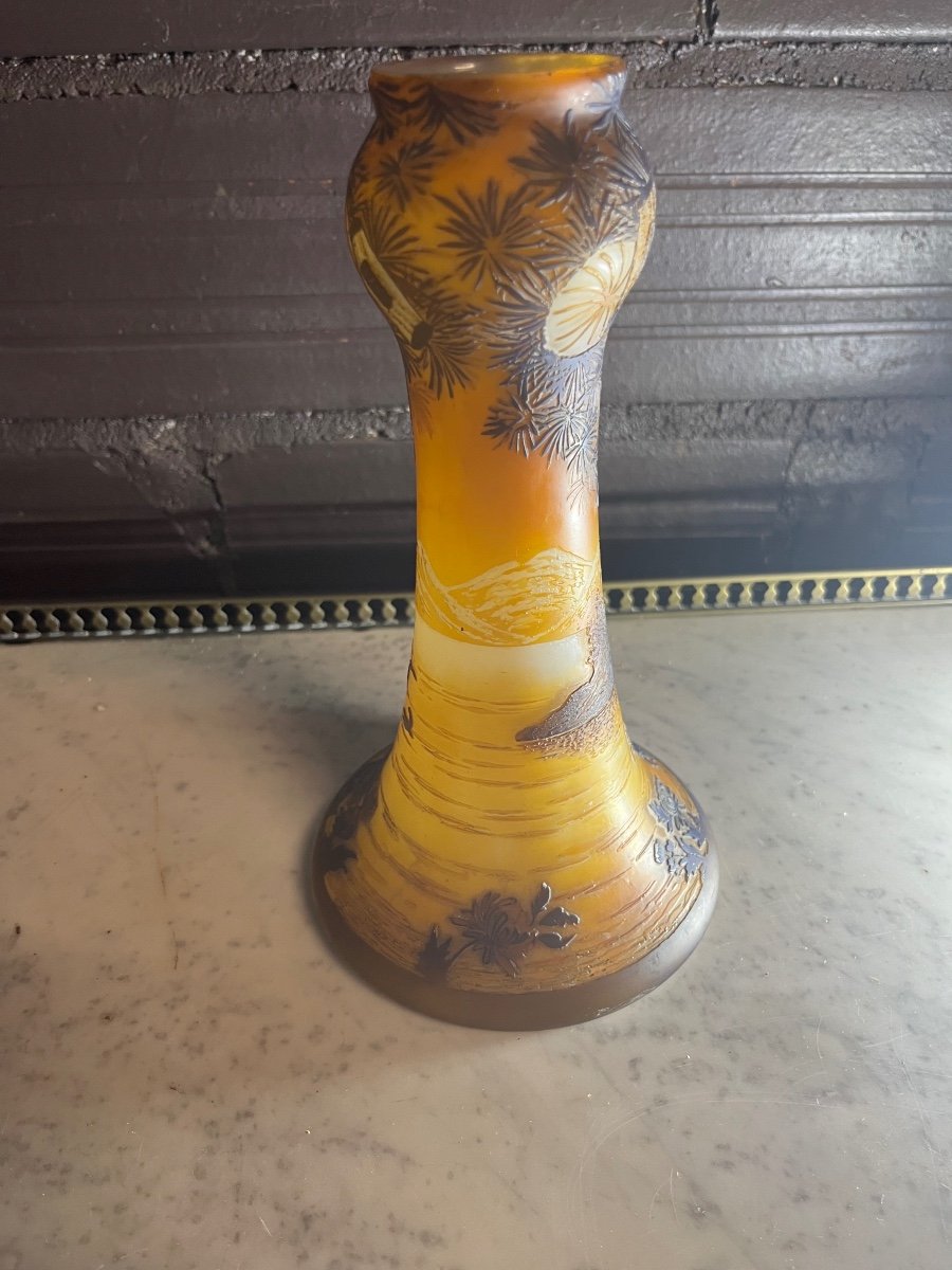 Vase Devez Décor Japonisant -photo-3