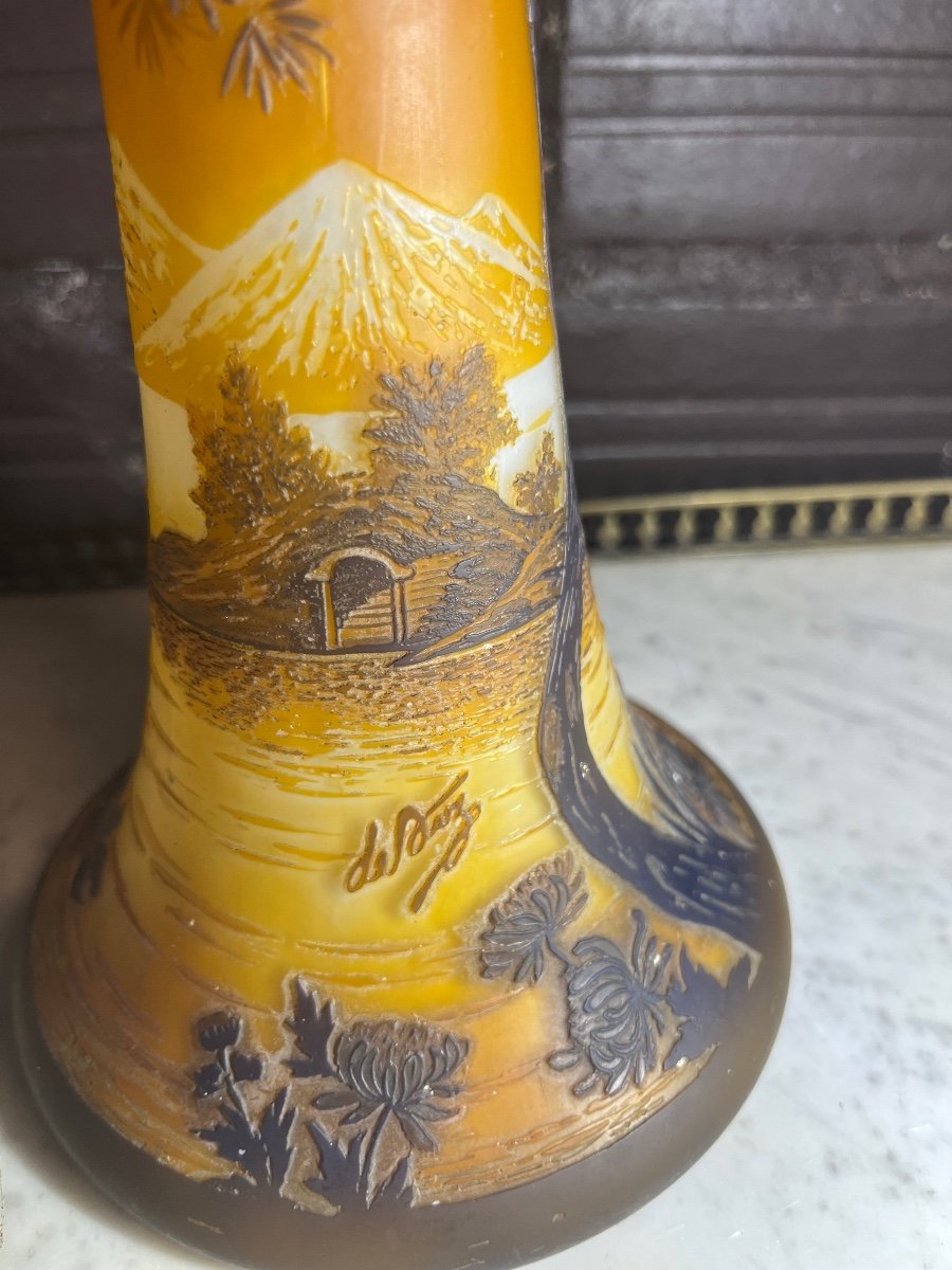 Vase Devez Décor Japonisant -photo-4