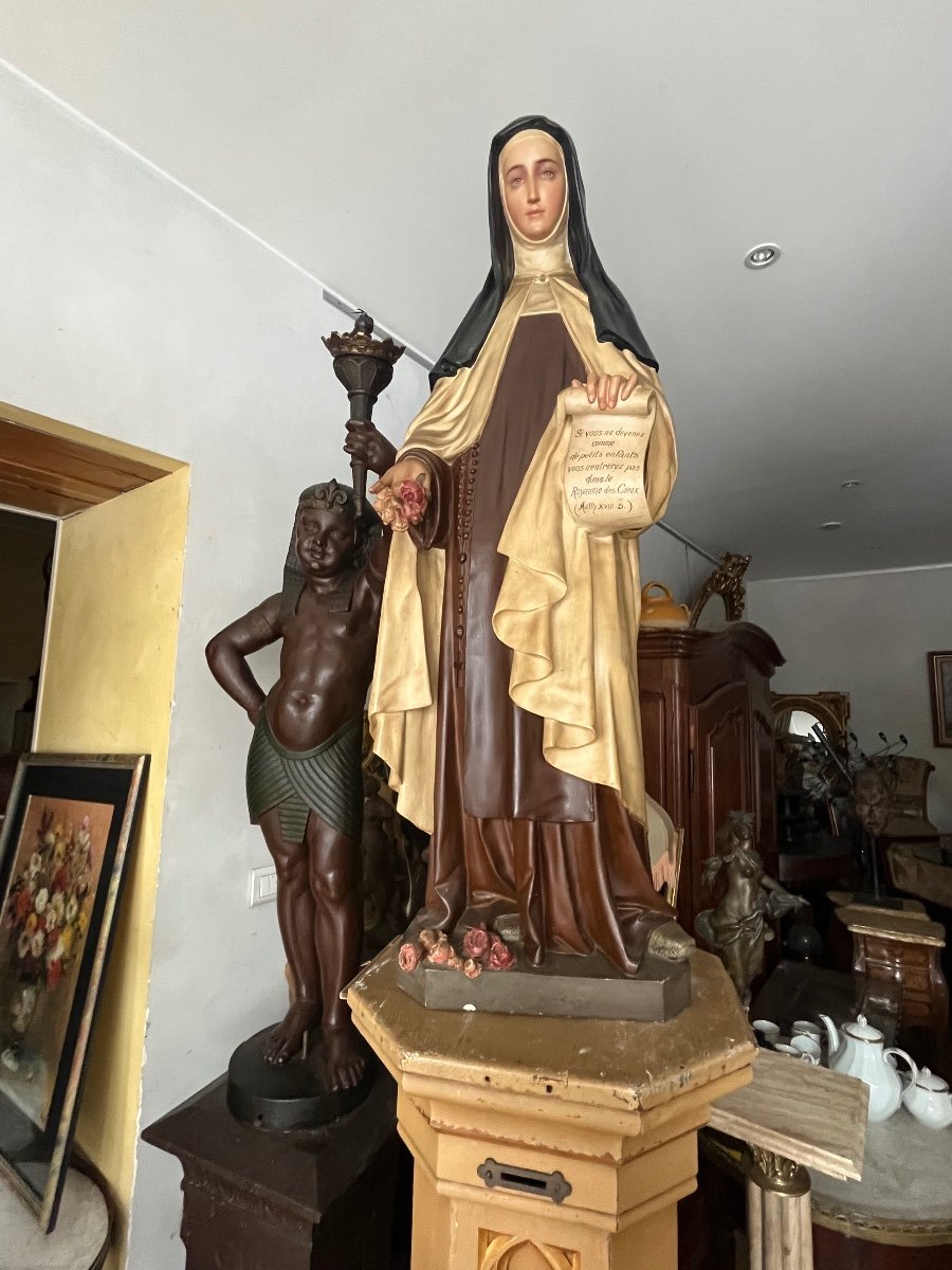Statue De Sainte  Thérèse De Lisieux Carmélite -photo-1