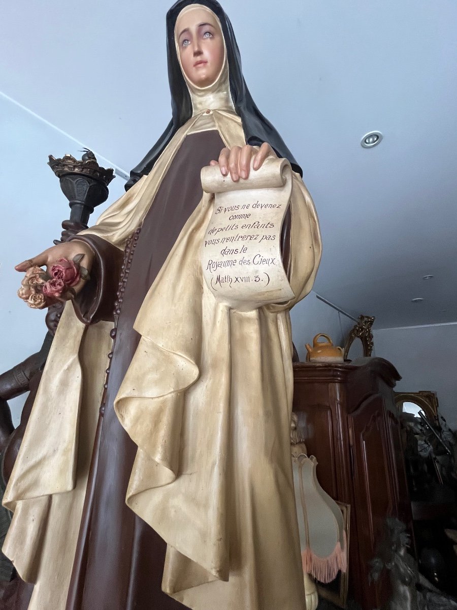 Statue De Sainte  Thérèse De Lisieux Carmélite -photo-2