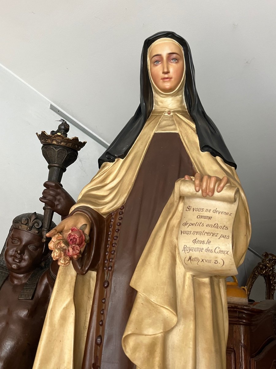 Statue De Sainte  Thérèse De Lisieux Carmélite -photo-3