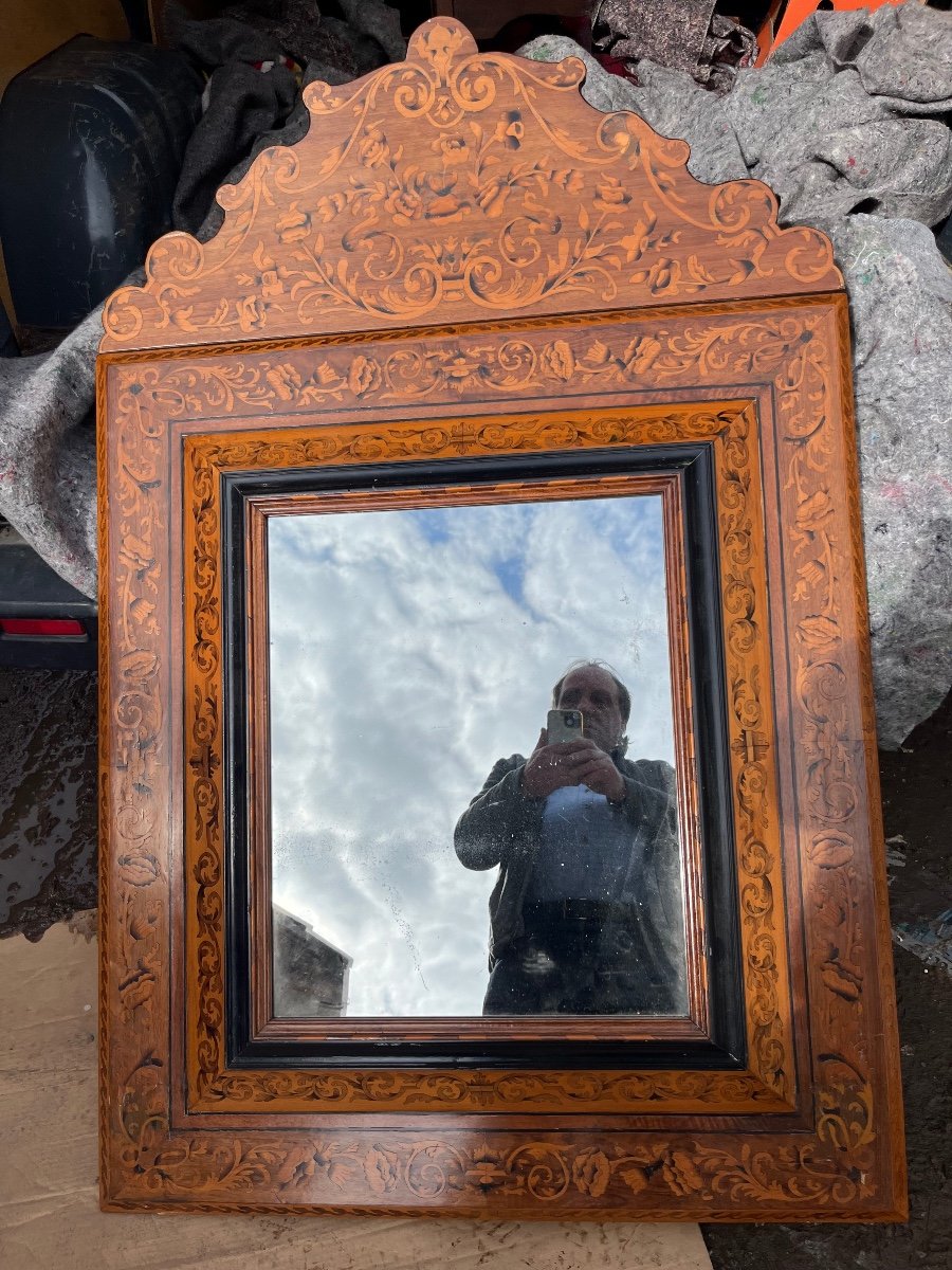 19th Century Languedoc Mirror -photo-2