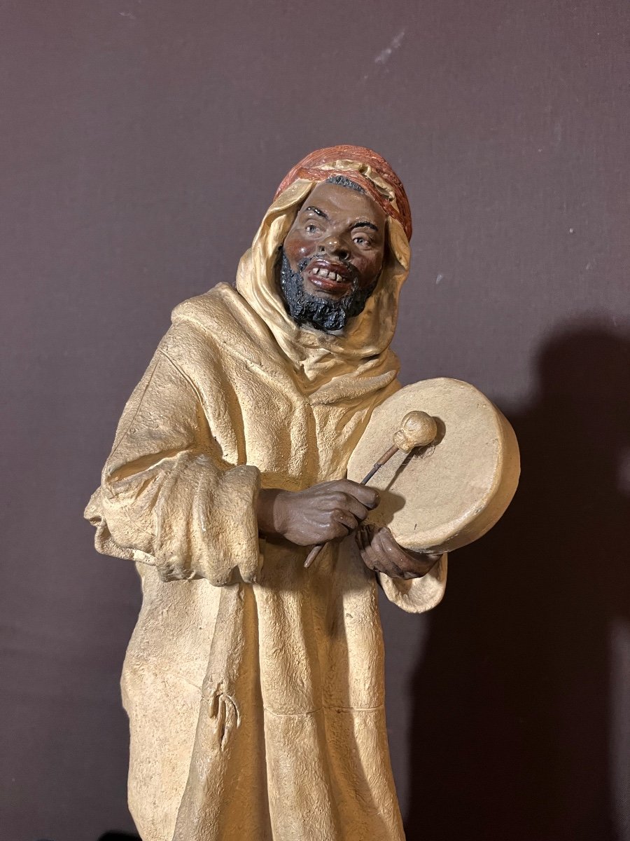 Terracotta Of Le Guluche: The Arab Singer -photo-2