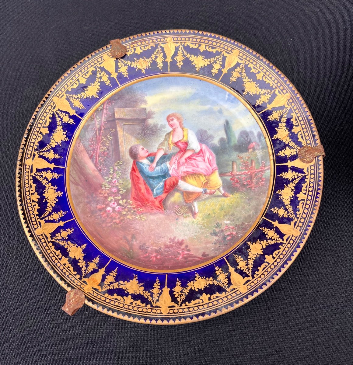Gg Brand Sevres Porcelain Plate