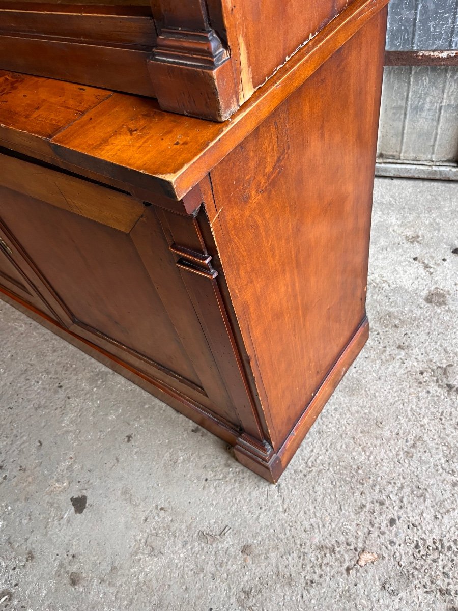 Importante Bibliothèque En Bois Fruitier Début XIXe -photo-4