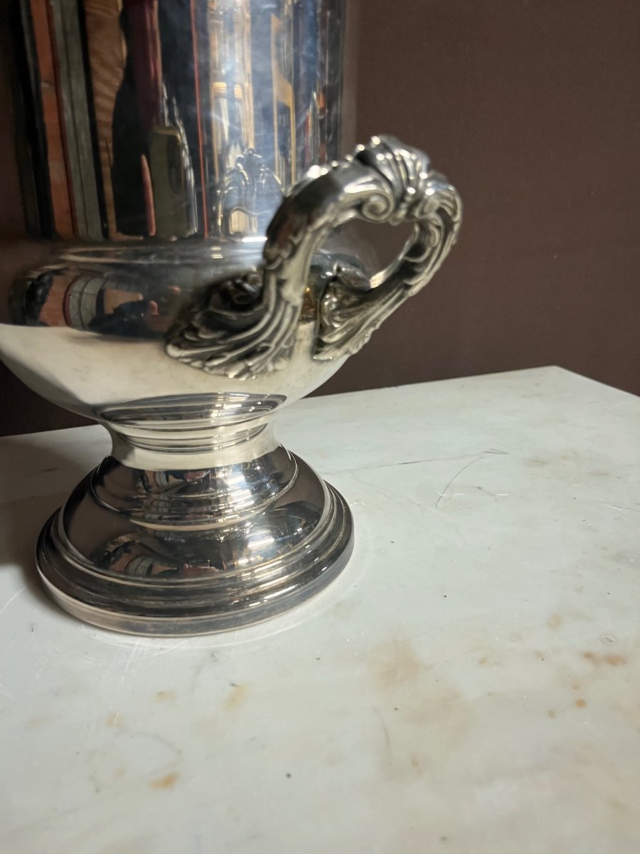 Silver Metal Ice Bucket -photo-4