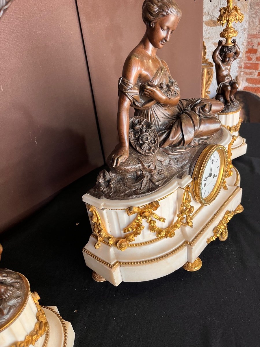 Garniture De Cheminée De Style Louis XVI -photo-5