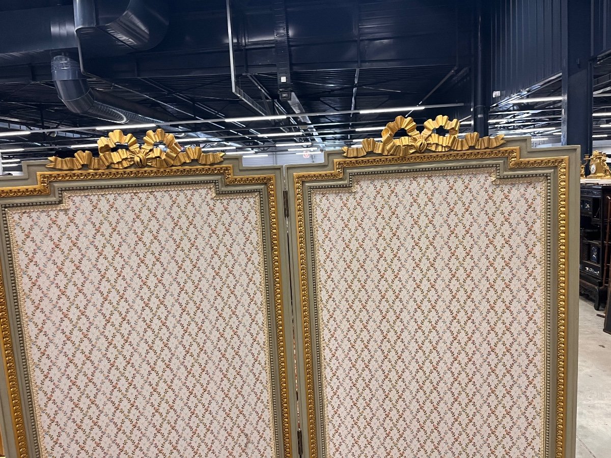 Louis XVI Style Two-leaf Screen -photo-7