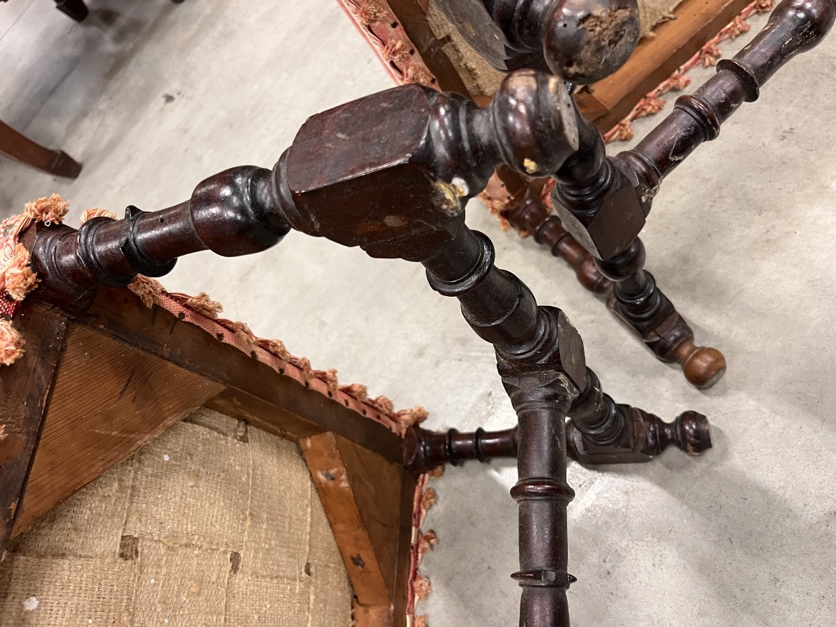 Pair Of Louis XIII Period Benches-photo-3
