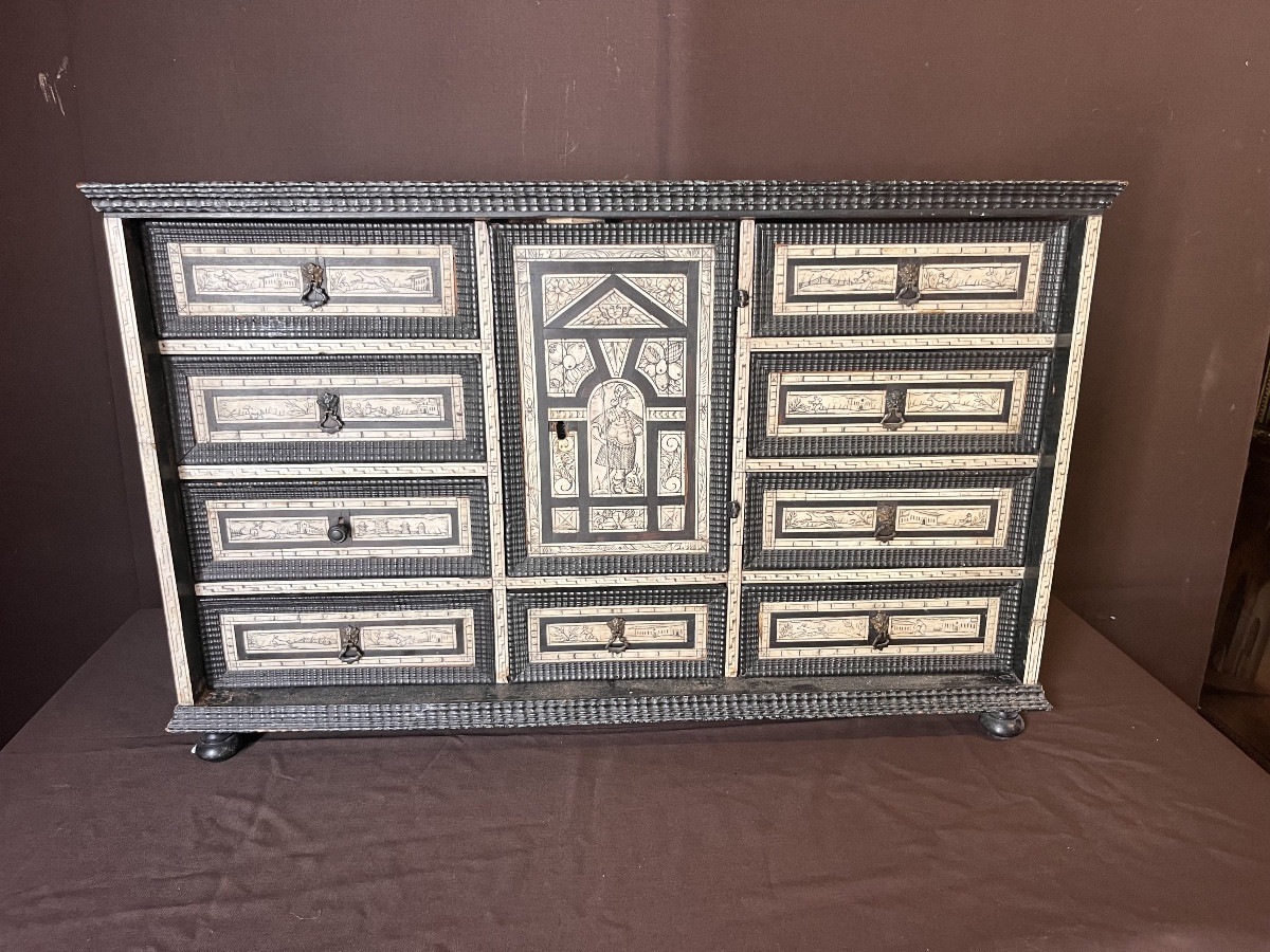 17th Century Italian Travel Cabinet 