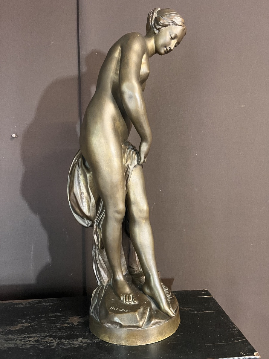 Bronze. The Bather Of Falconet-photo-3