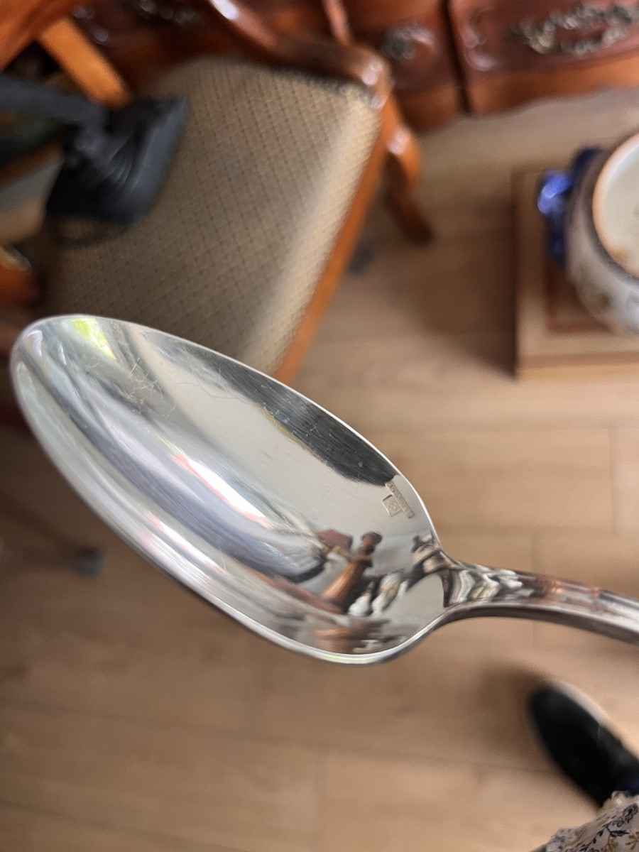 Christofle 37-piece Cutlery Set, Pompadour Model-photo-2