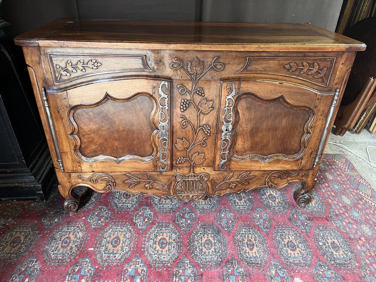 Louis XV Provencal Walnut Sideboard 