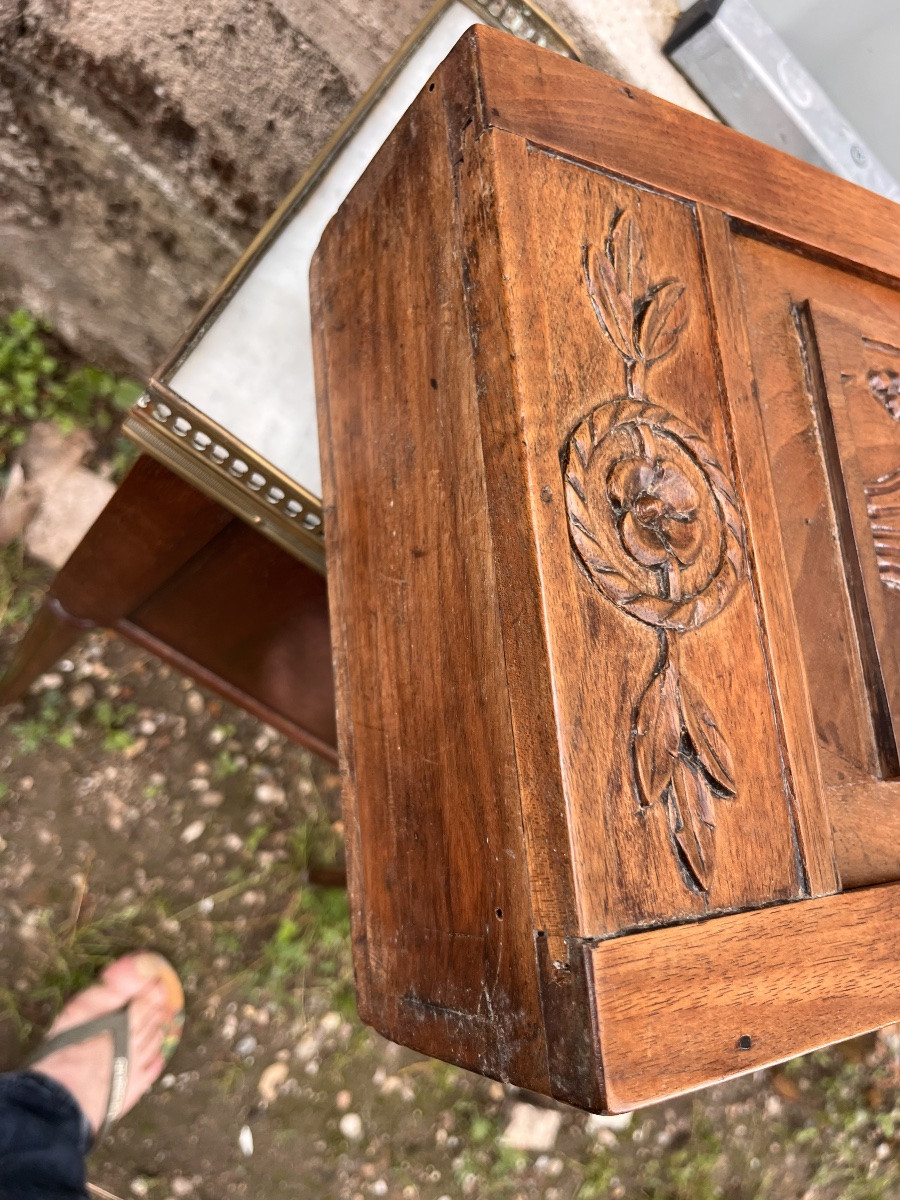 18th Century Provençal Salt Box-photo-3
