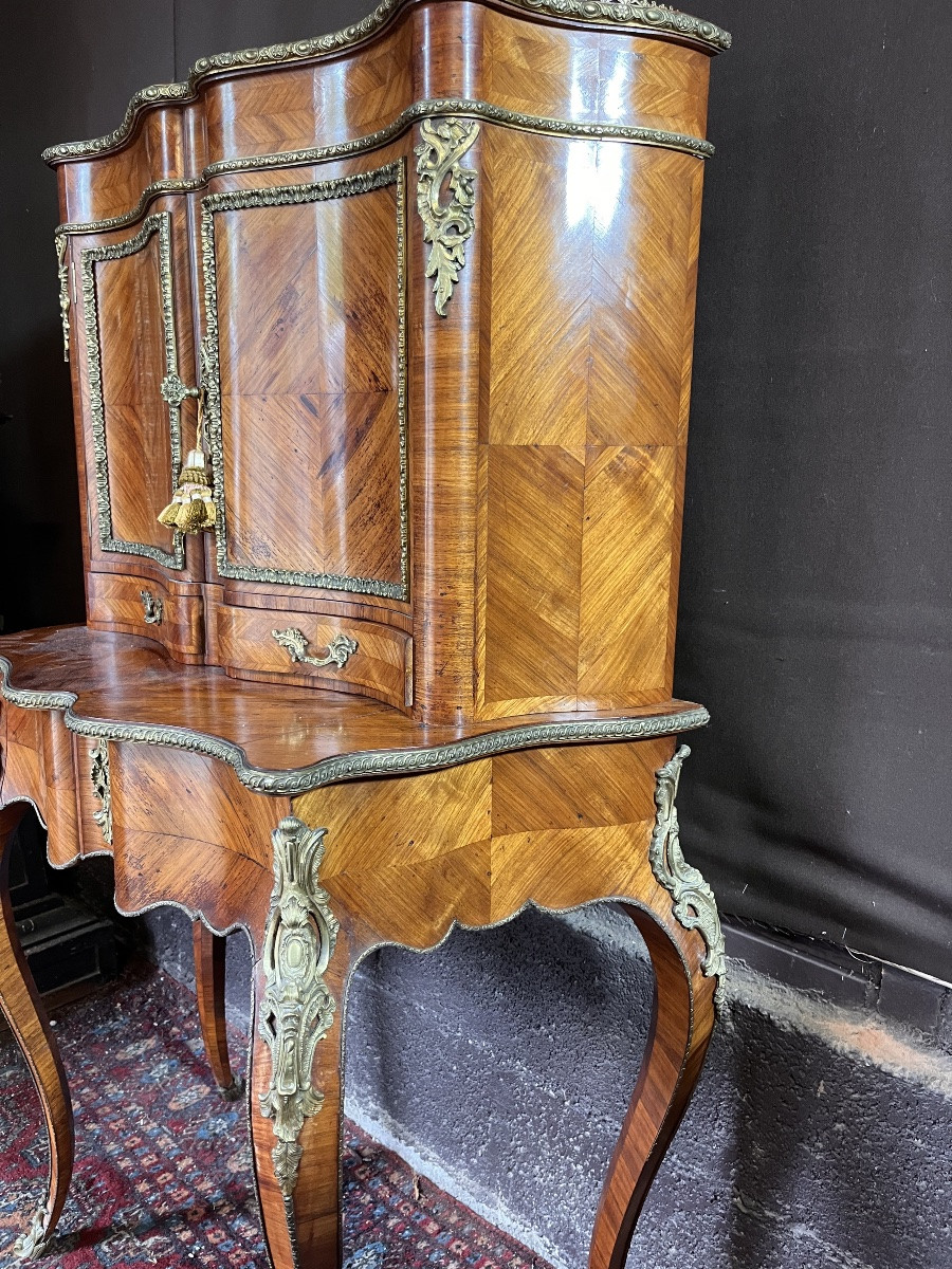 Bonheur du jour de style Louis XV -photo-2