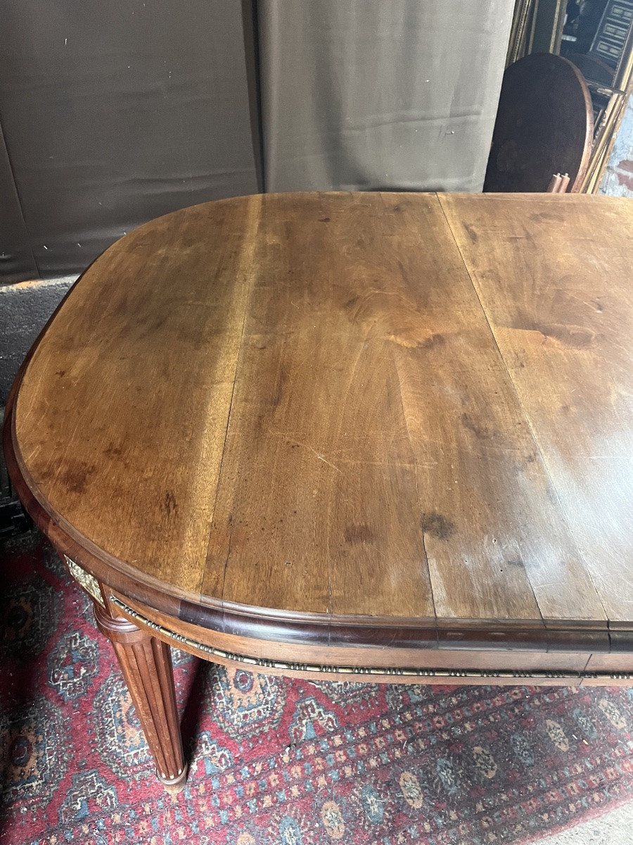 Important Louis XVI Style Dining Room Table -photo-3
