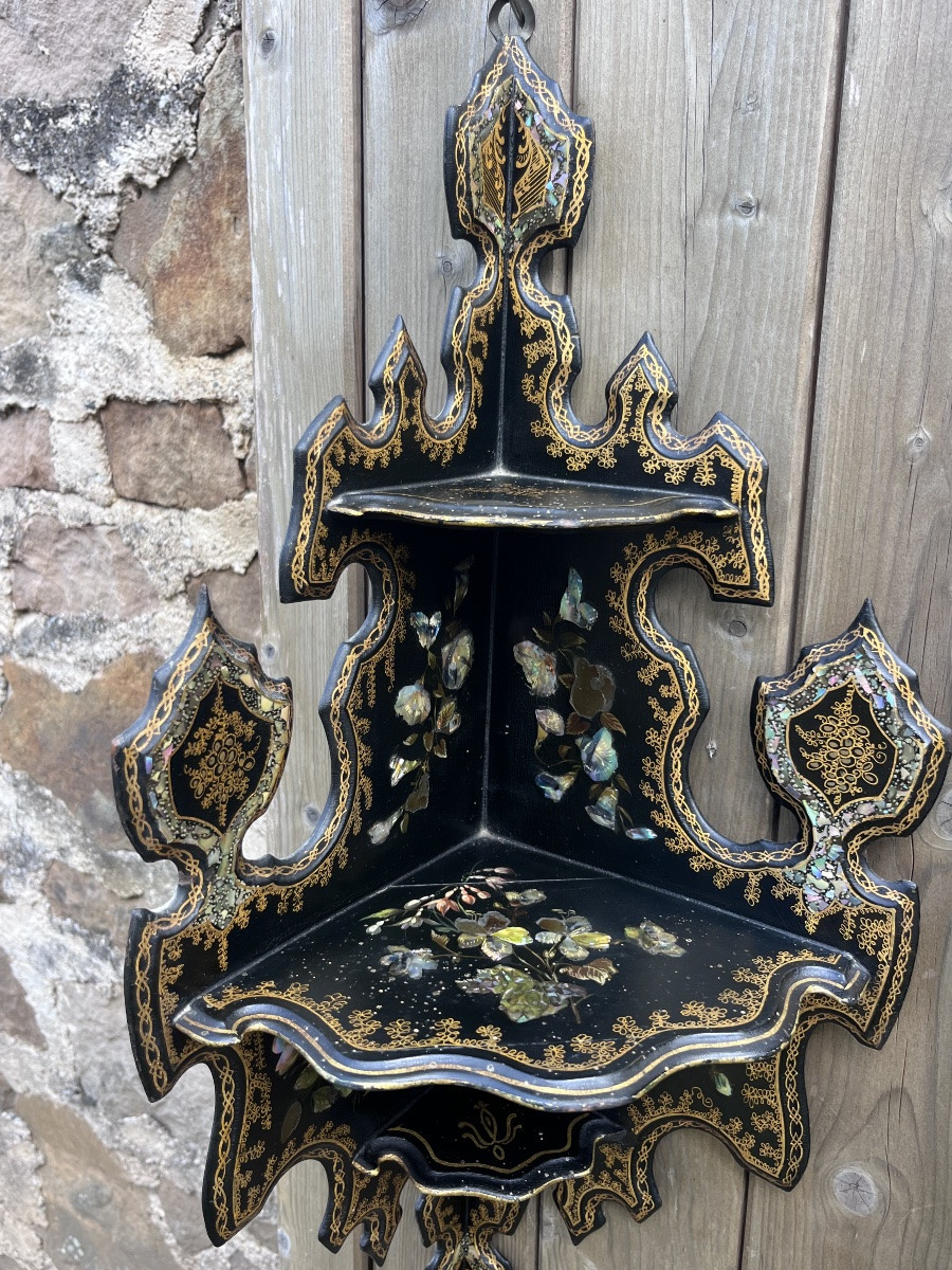Paire d’étagères Napoléon III -photo-2