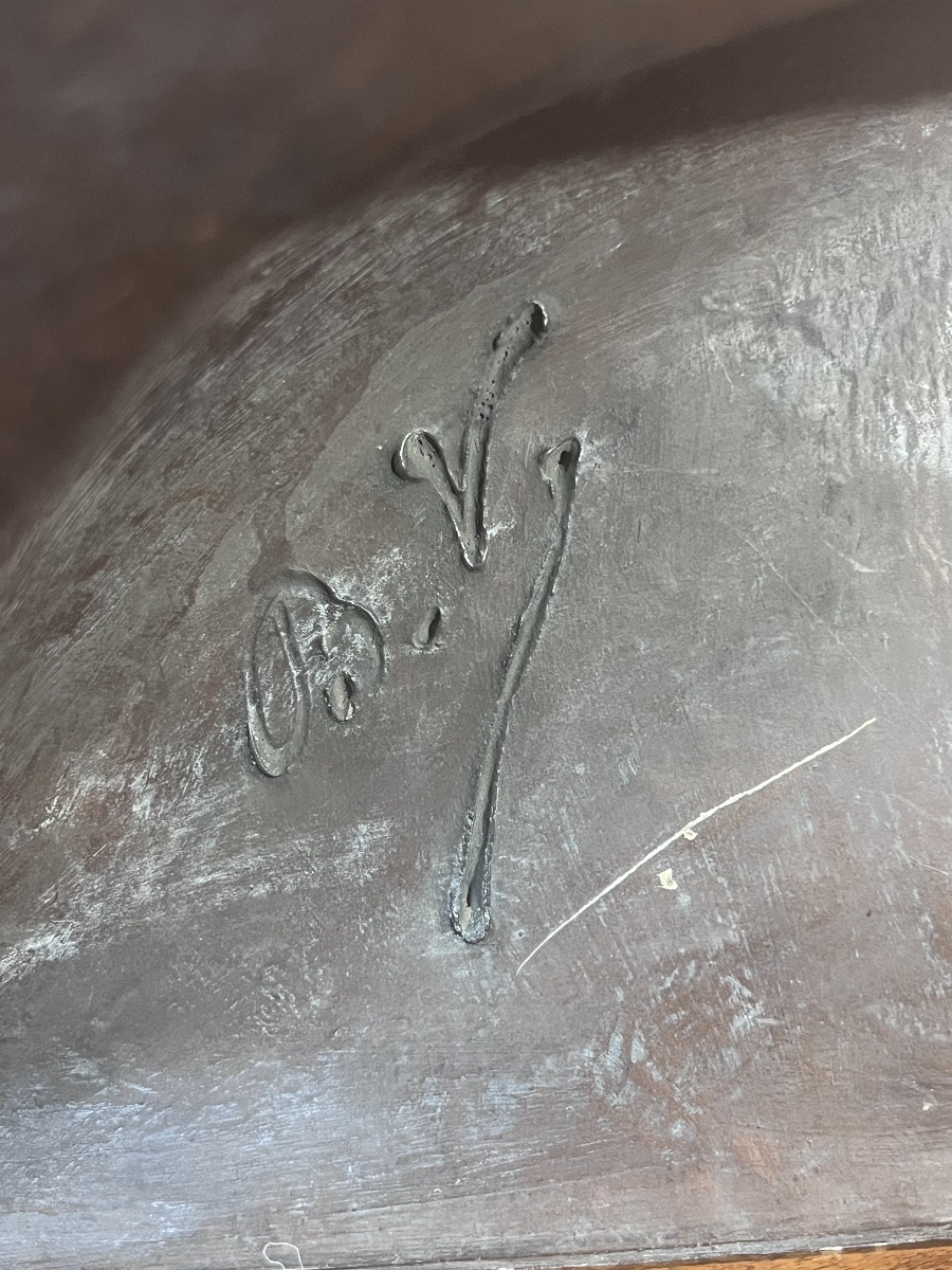 Terracotta Bust In The Spirit Of The Middle Ages -photo-2