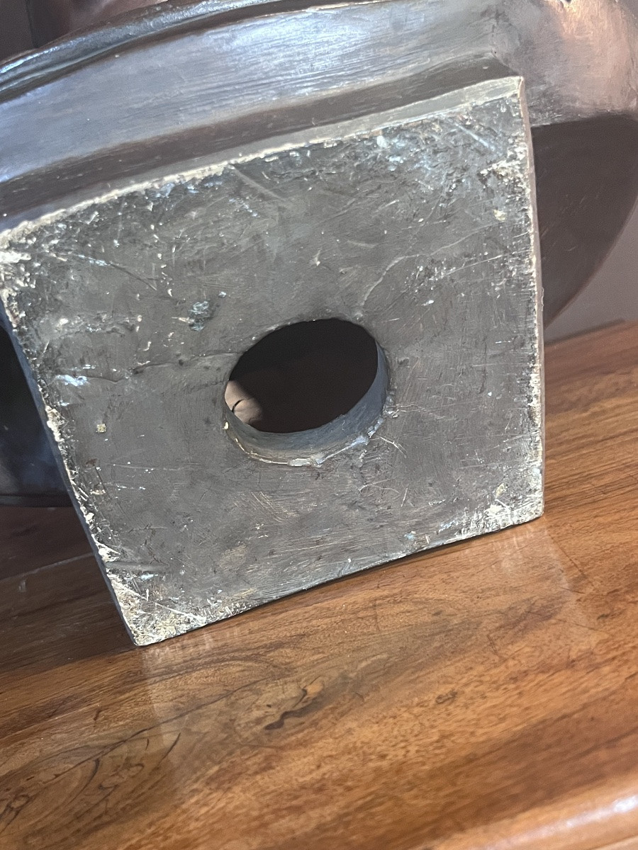 Terracotta Bust In The Spirit Of The Middle Ages -photo-8