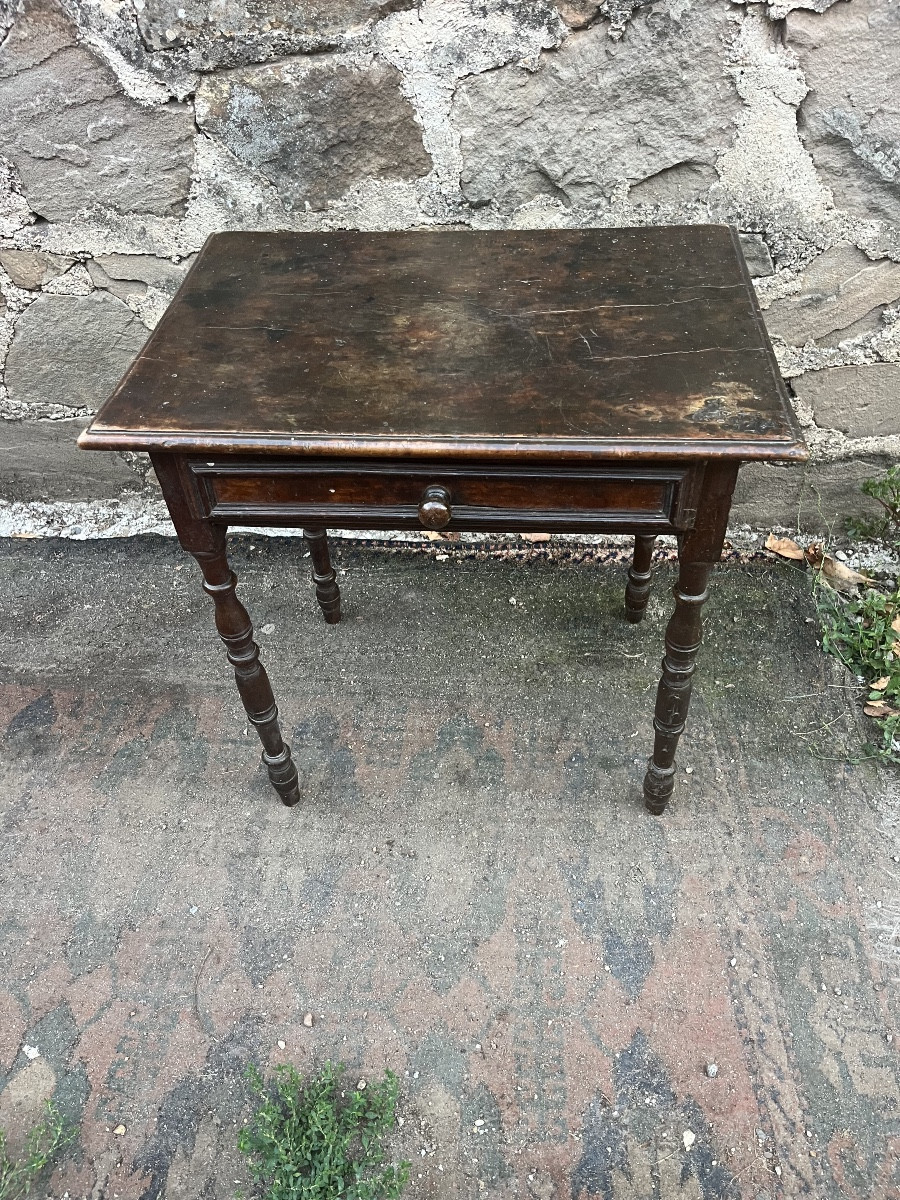 Petite table Louis xIII miniature 