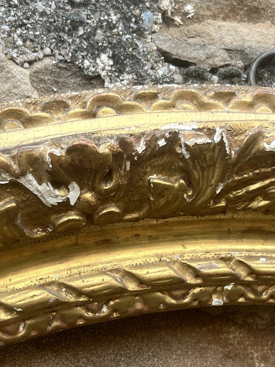 18th Century Gilded Wooden Frame-photo-3