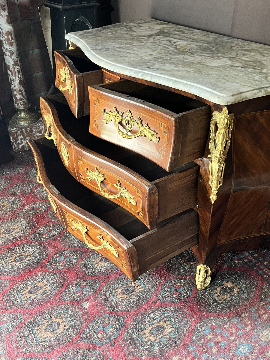Louis XV Period Tomb Chest Of Drawers -photo-8