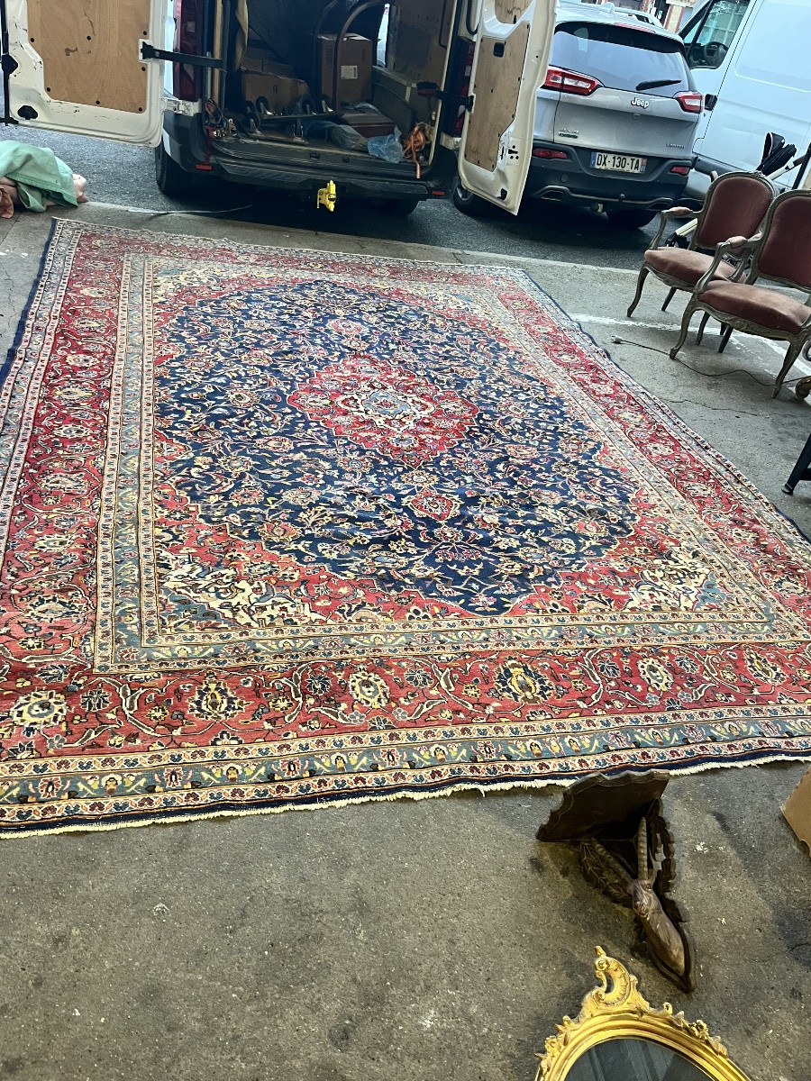 Important tapis keschan 420/320-photo-2