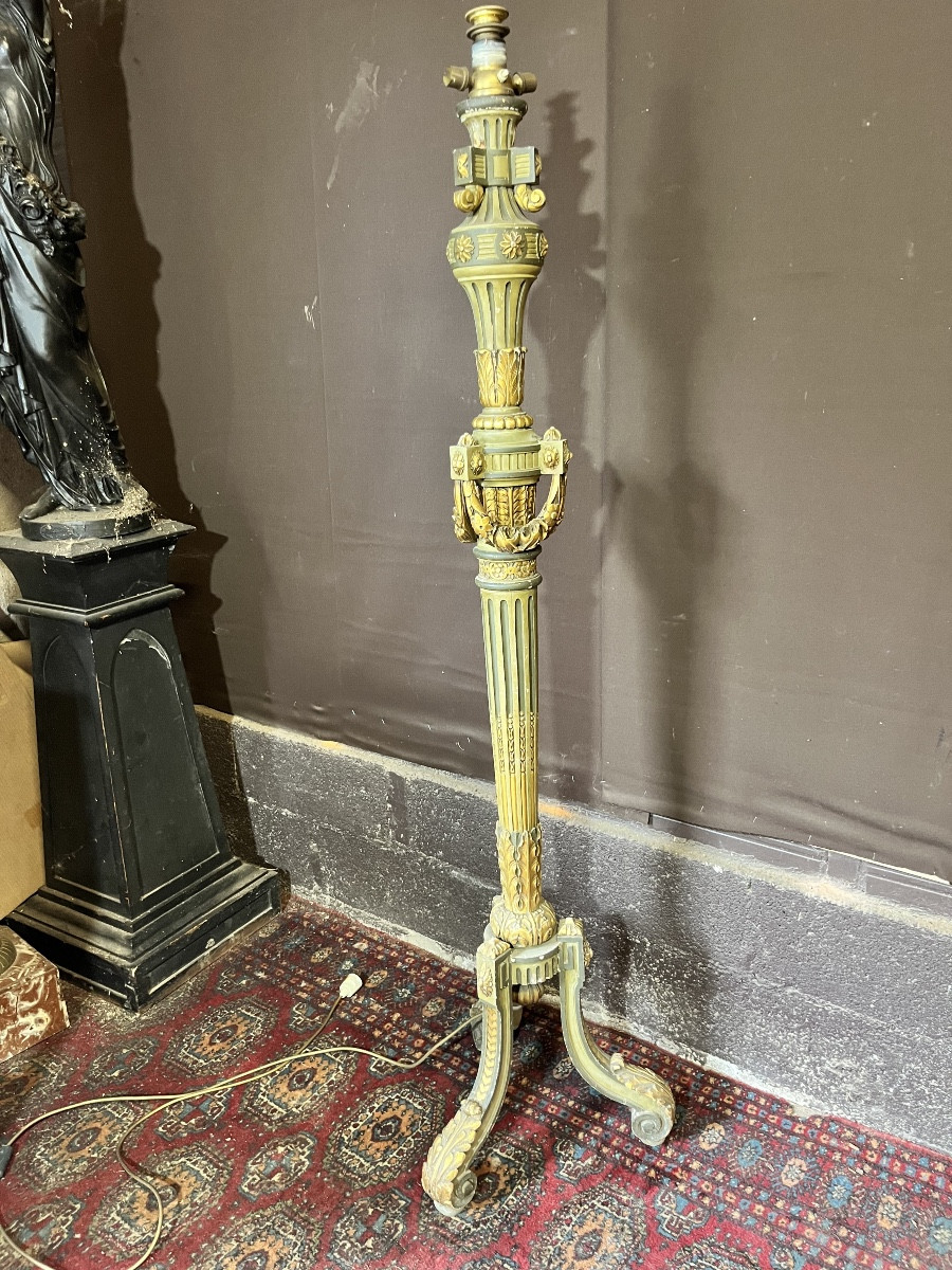 Louis XVI Style Floor Lamp 