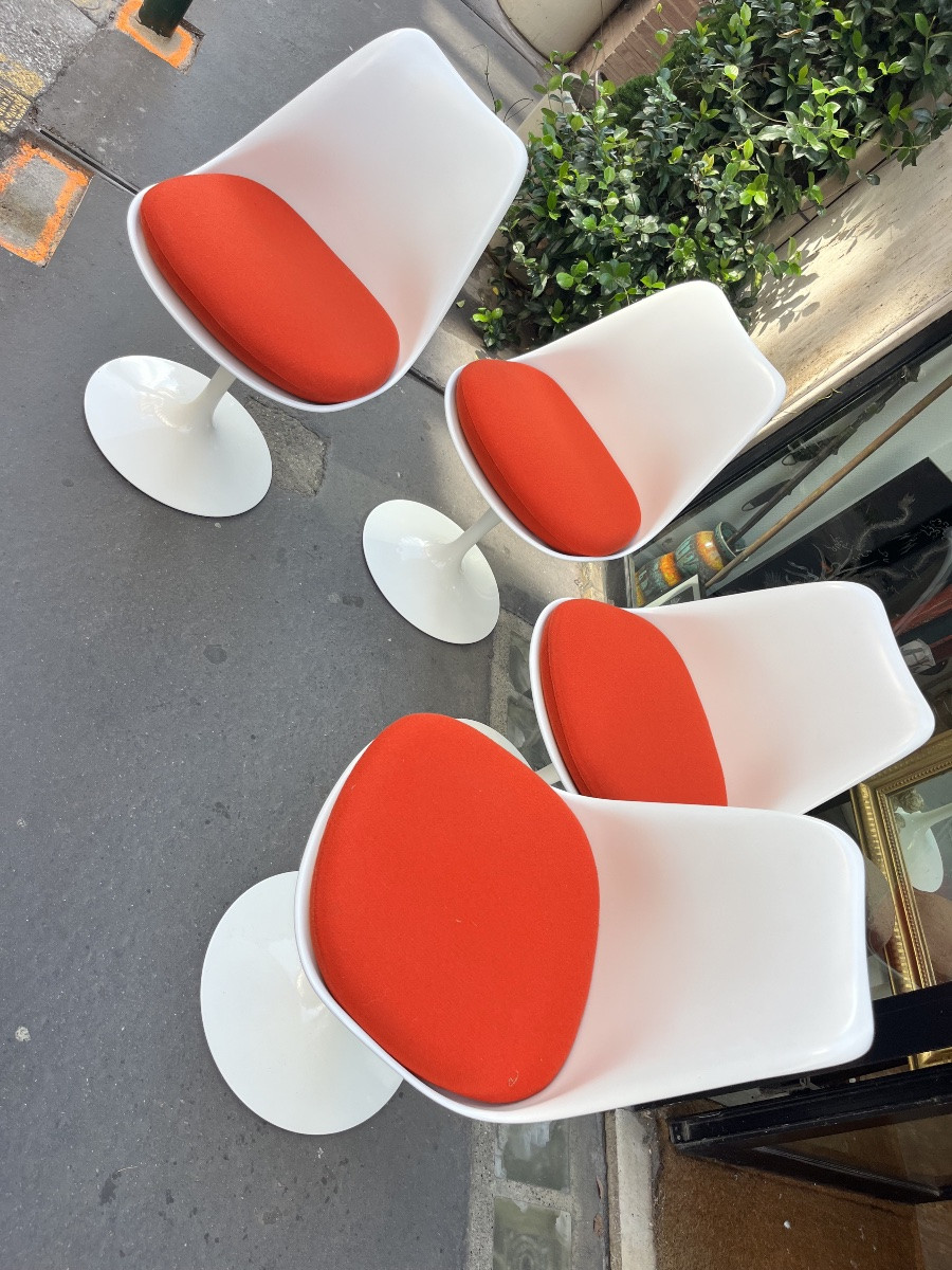 Four Knoll Studio Edition Chairs -photo-3