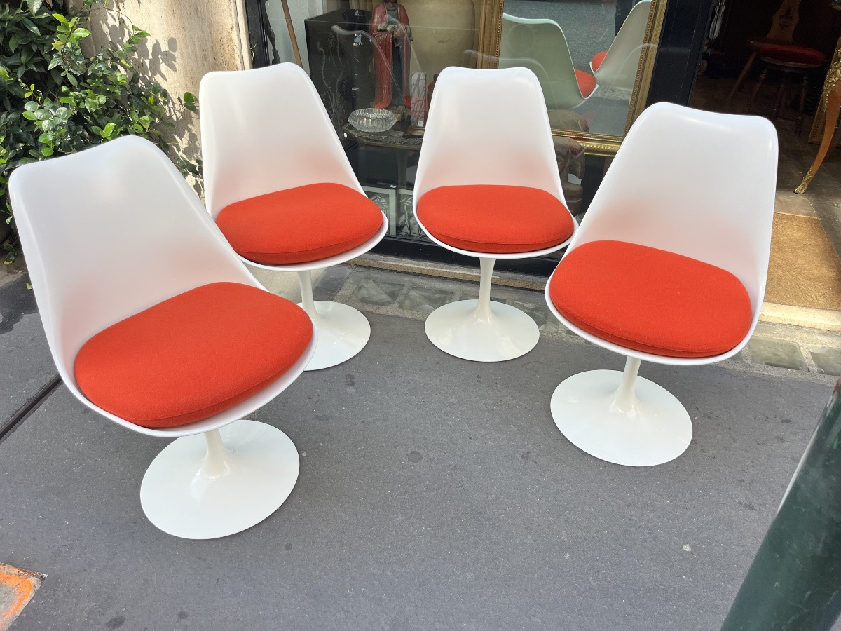 Four Knoll Studio Edition Chairs -photo-3