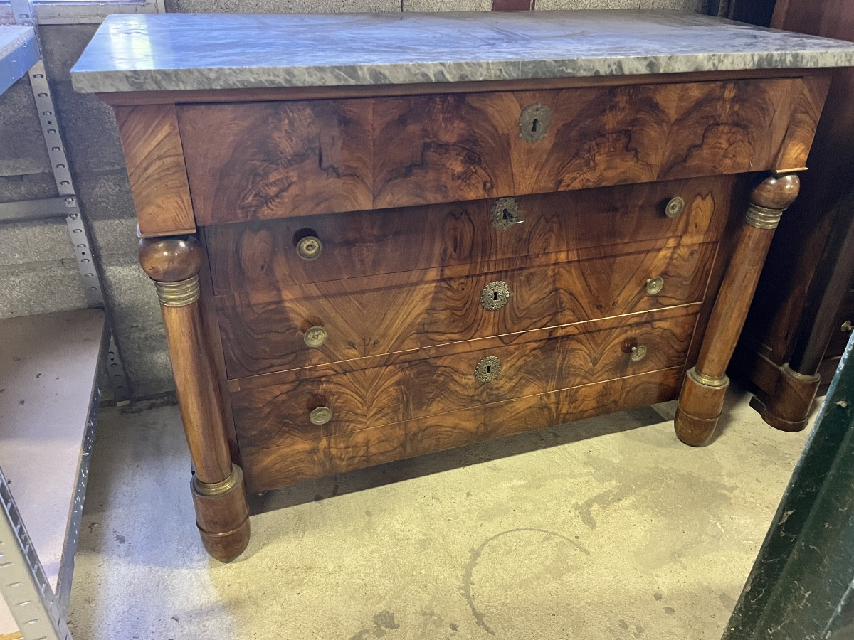 Empire Period Chest Of Drawers 
