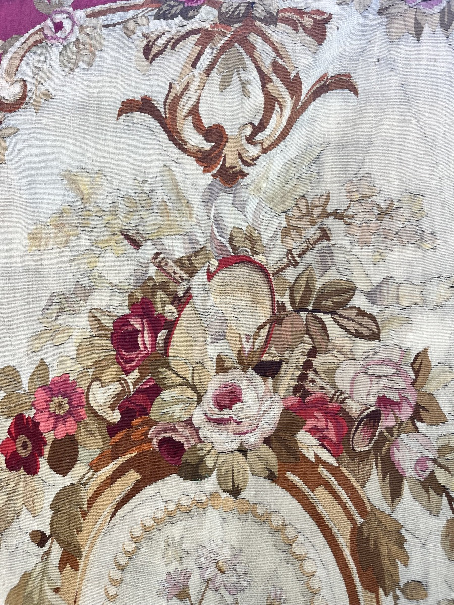 Large Aubusson Tapestry Door (290/120)-photo-4